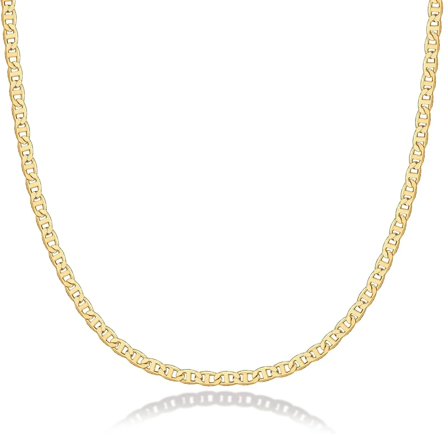 گردنبند زنجیری قابل تنظیم پاوی با روکش طلای 14 عیار، مدل های کارتیه، پاپی کلیپ، جعبه ای، مهره ای، ماری، شاه ماهی و فیگارو