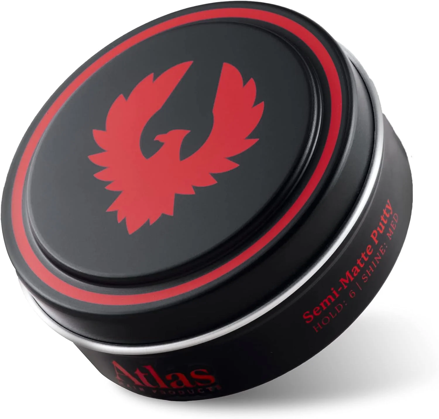 پماد موی مات اطلس برای آقایان | خمیر نیمه مات | محصول حالت دهنده موی مردانه | نگهدارنده متوسط | پماد رسی مو با درخشش کم | محلول در آب | 70 گرم (تک)