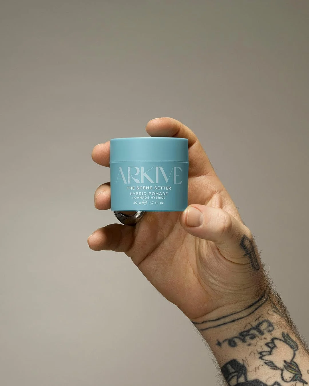 آرکایو The Scene Setter پماد ترکیبی 50 میلی لیتر - پماد گیاهی برای آقایان - محصولات حالت دهنده و حجم دهنده مو - پماد موی مردانه برای بافت دهی - پماد موی طبیعی برای آقایان - محصولات مو با قدرت نگهداری بالا