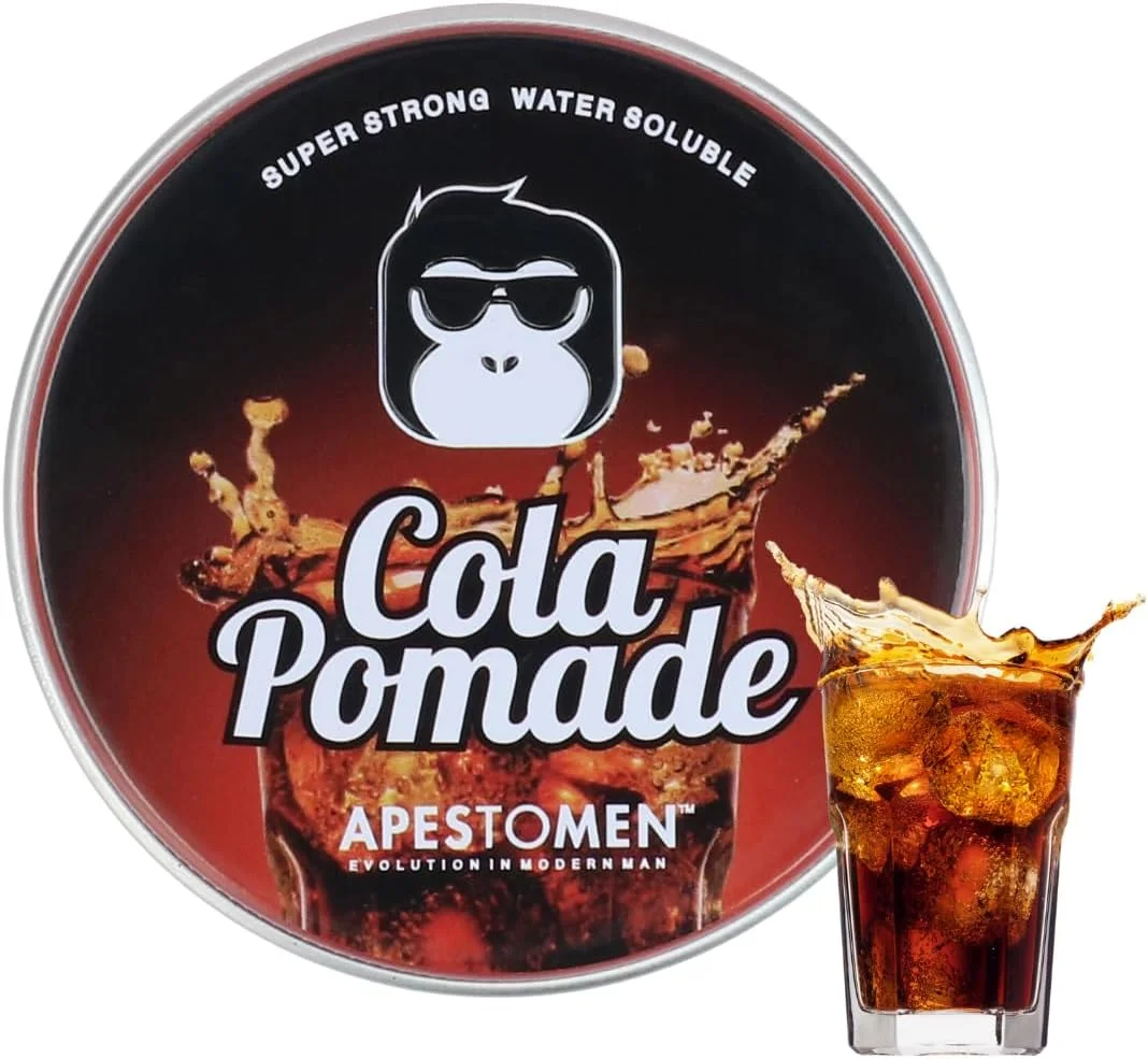 پماد مو با رایحه کولا برای درخشش و حالت دهی قوی (80 گرم) - پماد مو برای آقایان - مناسب موهای صاف، ضخیم و فر - برای مدل های شیک و کلاسیک