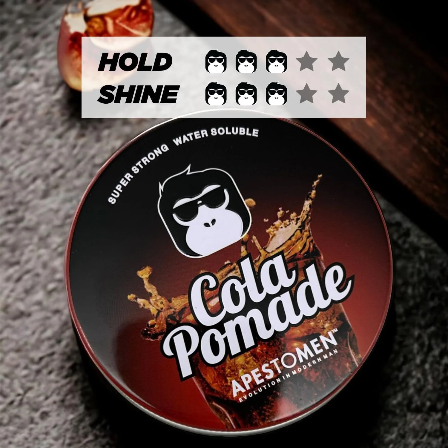 پماد مو با رایحه کولا برای درخشش و حالت دهی قوی (80 گرم) - پماد مو برای آقایان - مناسب موهای صاف، ضخیم و فر - برای مدل های شیک و کلاسیک