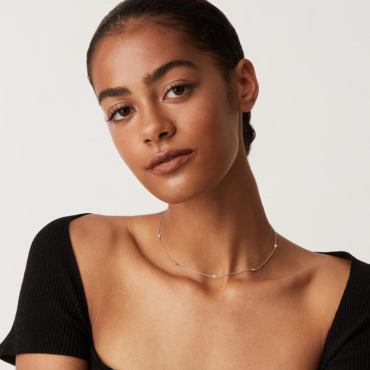 گردنبند زنجیره ای روکش طلای 14 عیار PAVOI | گردنبند BTY الماس مصنوعی | گردنبند زنجیره ای CZ زنانه | گردنبندهای لایه ای گردنبند زنجیره ای روکش طلای 14 عیار PAVOI | گردنبند BTY الماس مصنوعی | گردنبند زنجیره ای CZ زنانه | گردنبندهای لایه ای