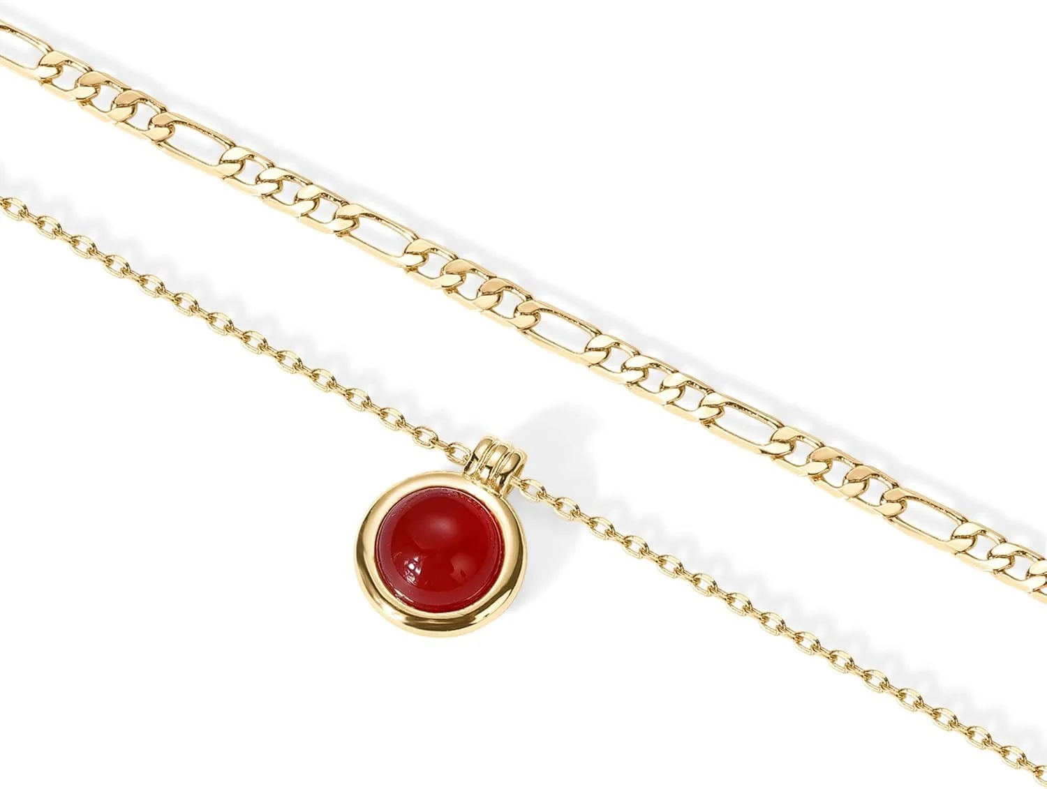 گردنبندهای لایه ای روکش طلای 14 عیار PAVOI برای زنان | گردنبند زنجیره ای فیگارو آویز سنگ های قیمتی | کارنلین، آونتورین سبز، گردنبند لایه ای مالاکیت گردنبندهای لایه ای روکش طلای 14 عیار PAVOI برای زنان | گردنبند زنجیره ای فیگارو آویز سنگ های قیمتی | کارنلین، آونتورین سبز، گردنبند لایه ای مالاکیت