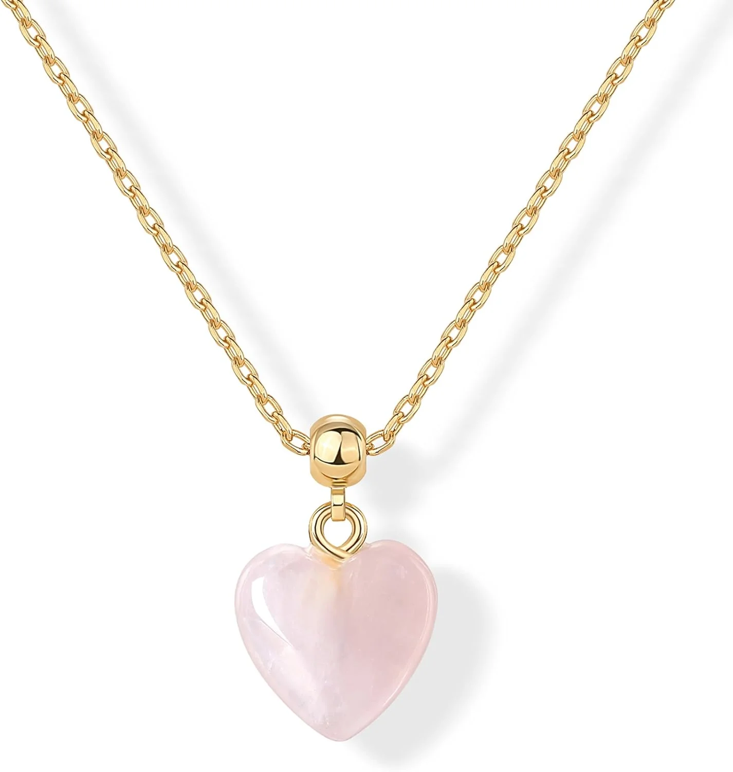 گردنبند آویز طلای 14 عیار PAVOI با طرح های فانتزی برای زنان - زنجیر لغزنده قابل تنظیم، بسته آویزهای ظریف - ست آویزهای مرواریدی، مذهبی، ستاره ای، قلبی و نگین زیرکونیا قابل تنظیم