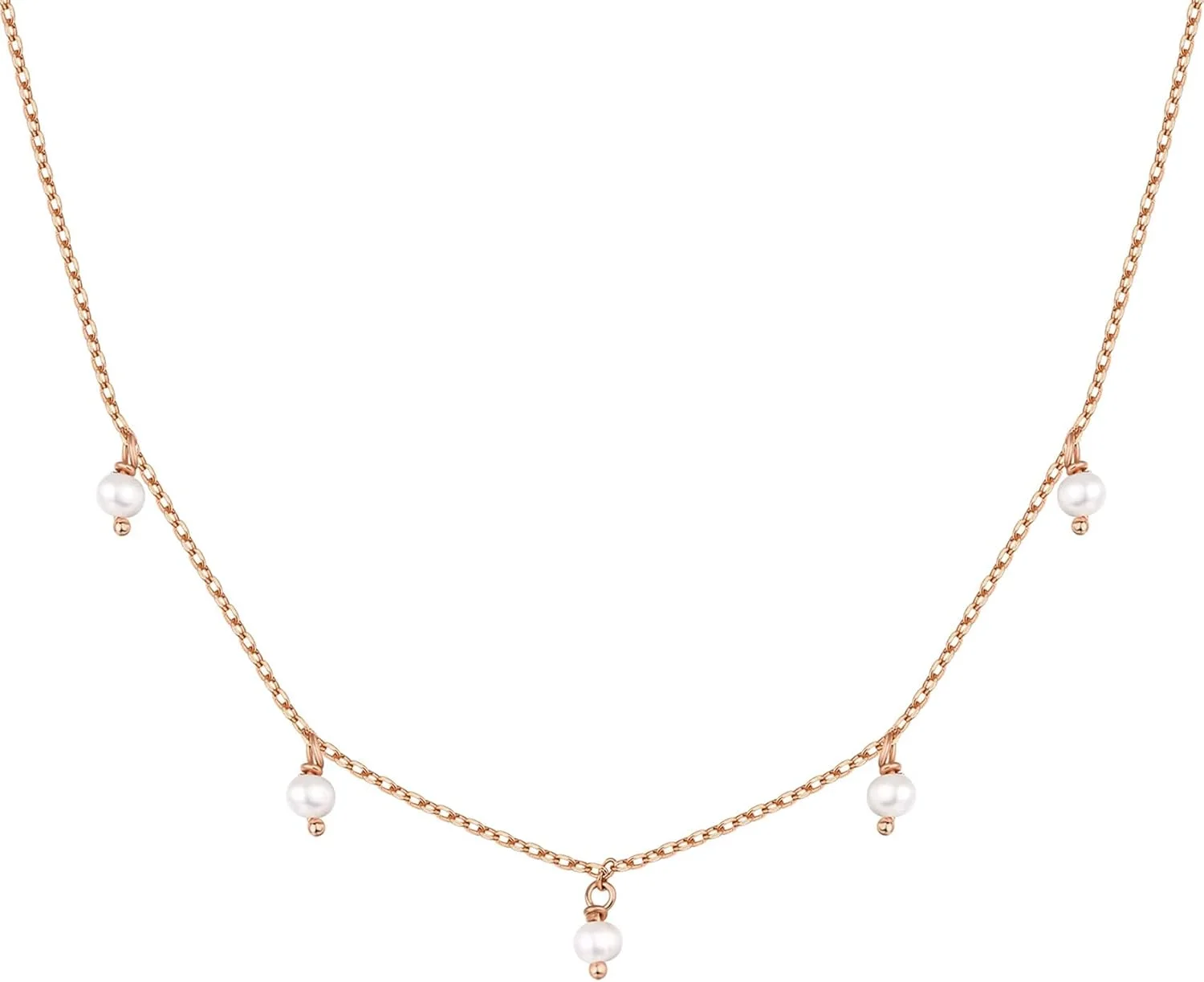 گردنبند استیشن روکش طلای 14 عیار PAVOI | گردنبند BTY الماس مصنوعی | گردنبند زنجیره ای CZ زنانه | گردنبندهای لایه ای