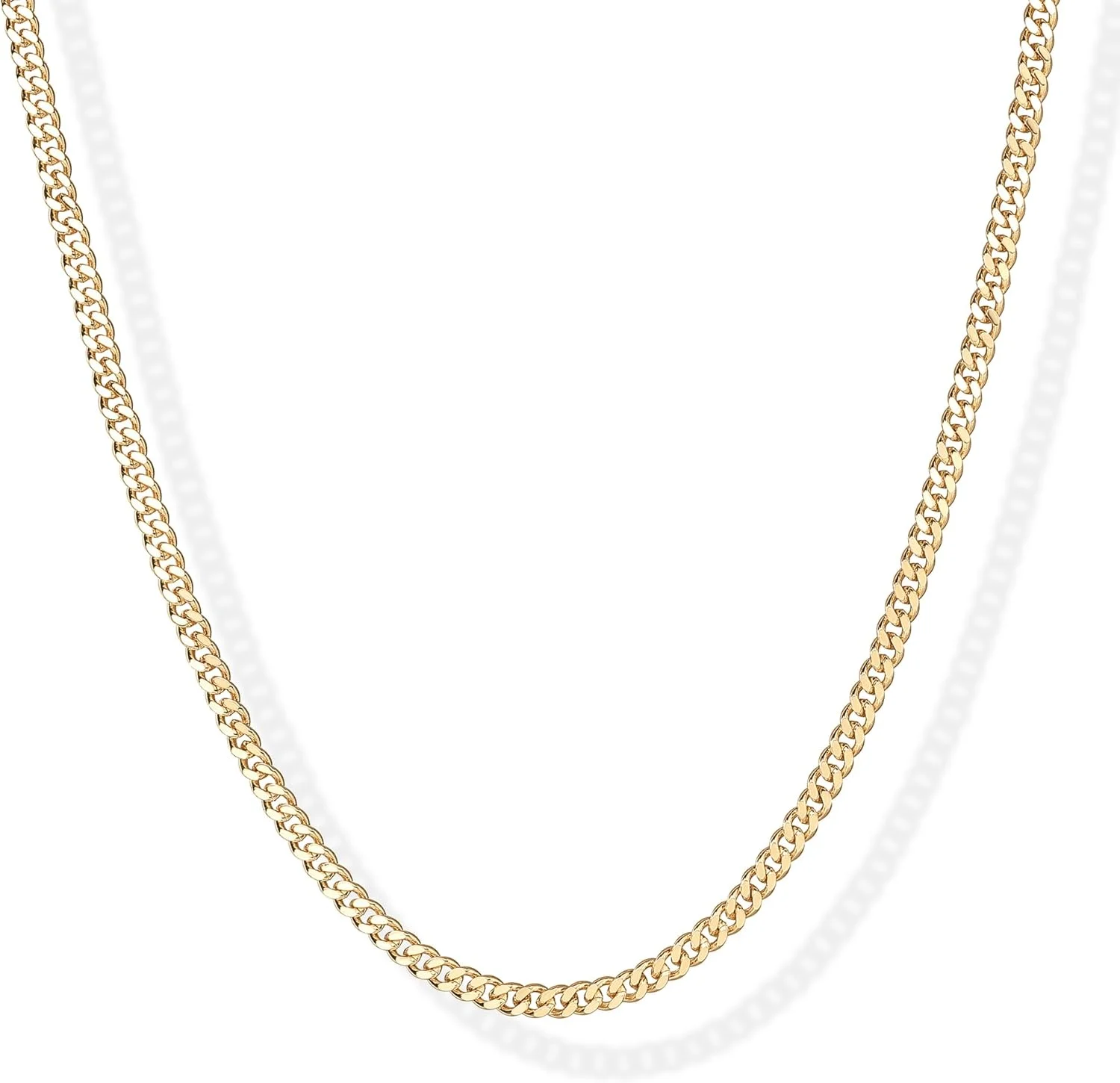 گردنبند زنجیری قابل تنظیم پاویو با روکش طلای 14 عیار، مدل های مختلف