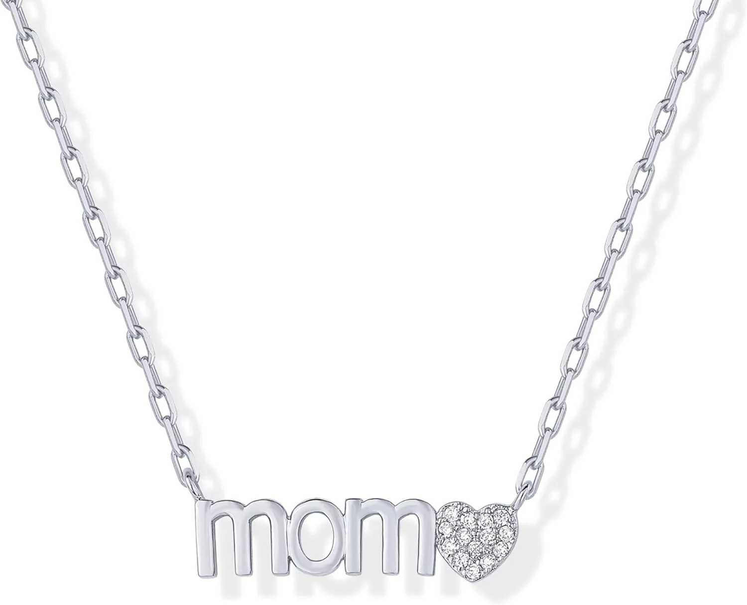 گردنبند آویز مادر با روکش طلای 14 عیار PAVOI برای زنان - جواهرات هدیه روز مادر با زیرکونیا مکعبی