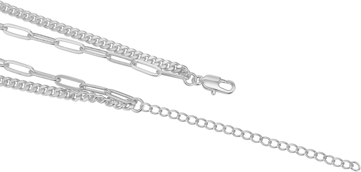 گردنبند زنانه با روکش طلای 14 عیار | زنجیر ماری، زنجیر کارتیه، زنجیر کاغذی | گردنبند لایه ای مد روز گردنبند زنانه با روکش طلای 14 عیار | زنجیر ماری، زنجیر کارتیه، زنجیر کاغذی | گردنبند لایه ای مد روز