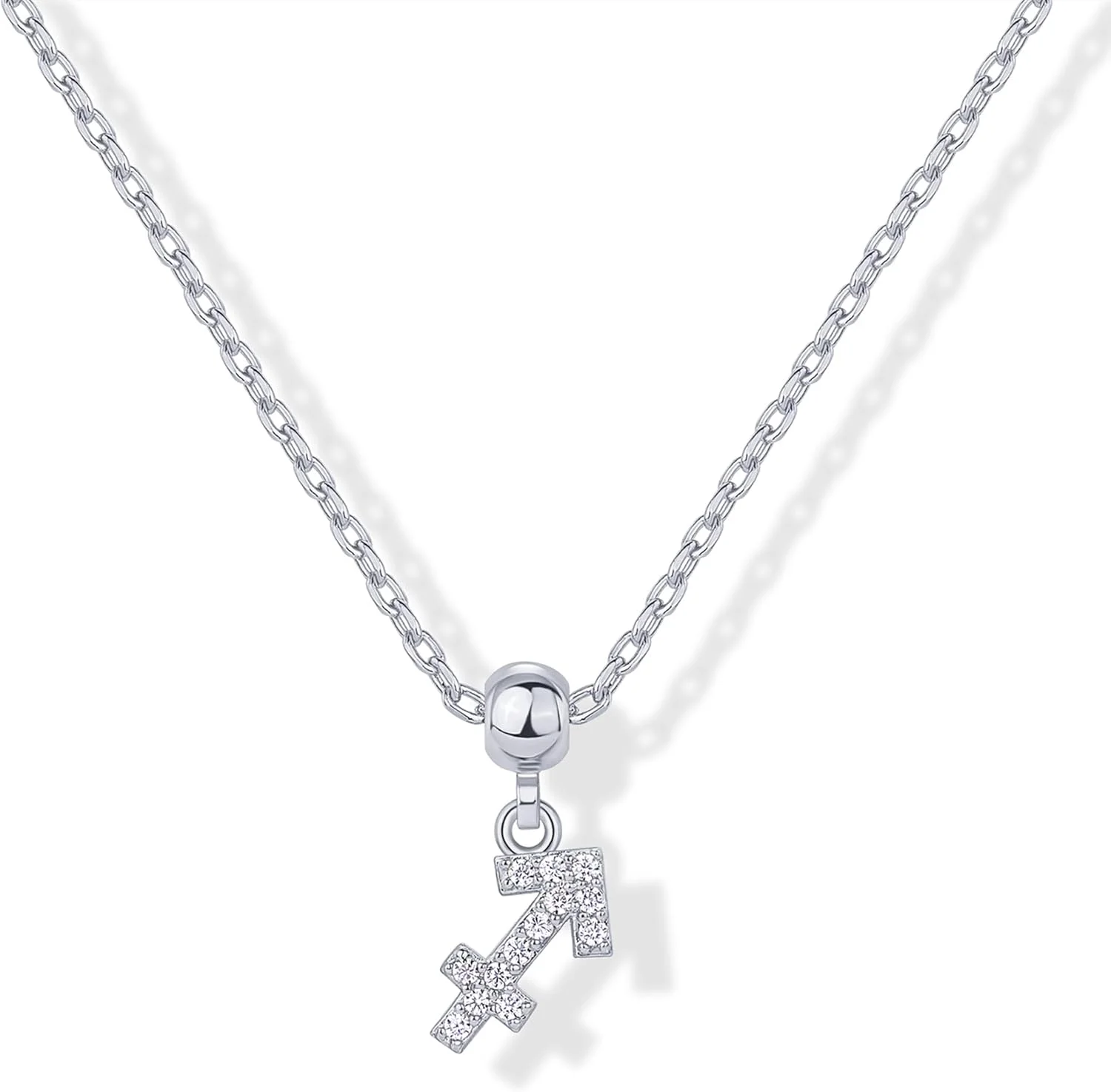 گردنبند طلاکاری شده 14 عیار AVOI با طرح های نجومی برای بانوان | گردنبند جذاب و ظریف با آویز نگین زیرکونیا و قابلیت تنظیم سایز | هدیه ای با طرح زودیاک