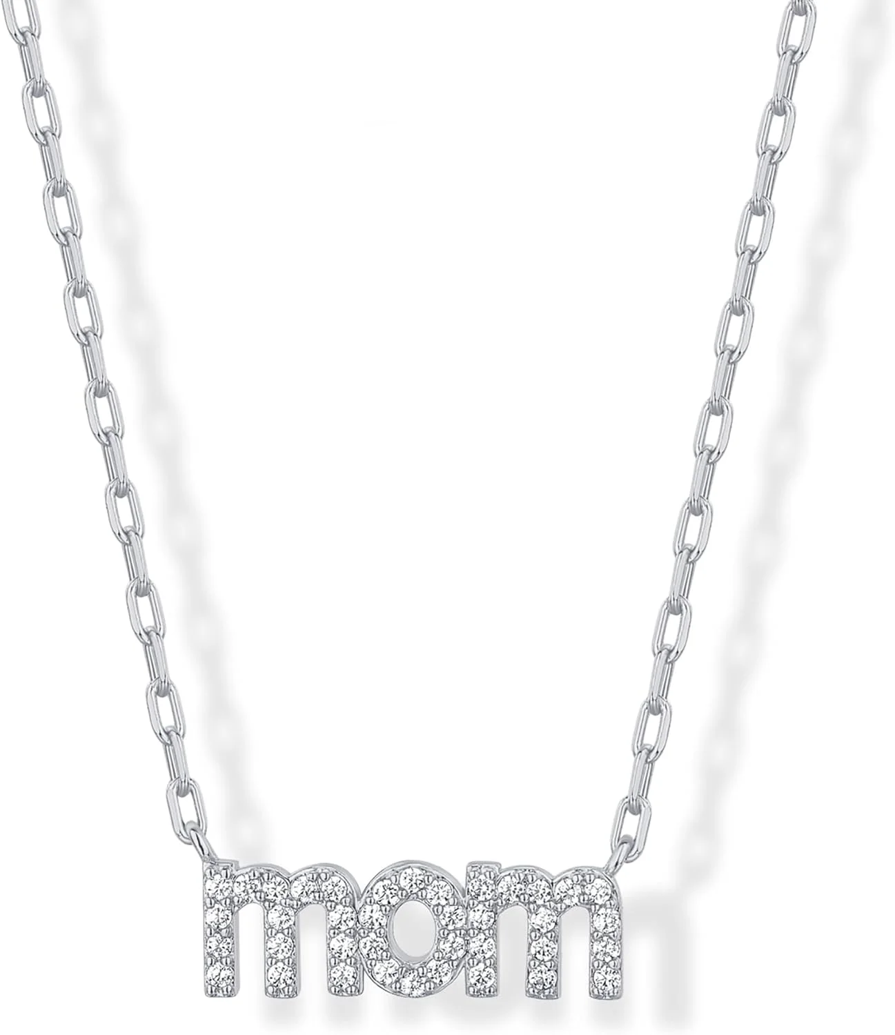 گردنبند آویز طرح مادر با روکش طلای 14 عیار پاوی - جواهرات مد روز با زنجیر قفل خرچنگی