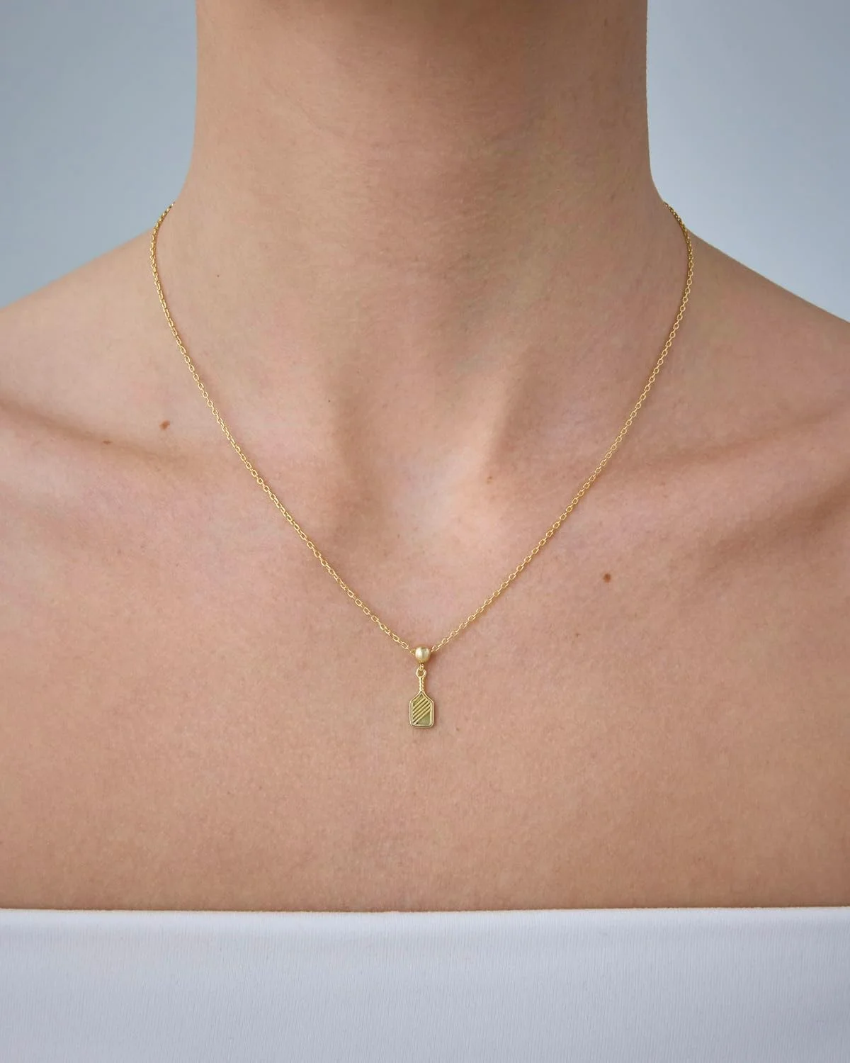 گردنبند آویز راکت پیکل بال با روکش طلای 14 عیار برای زنان | گردنبند قابل تنظیم کشویی زیرکونیا مکعبی | جواهرات ظریف گردنبند آویز راکت پیکل بال با روکش طلای 14 عیار برای زنان | گردنبند قابل تنظیم کشویی زیرکونیا مکعبی | جواهرات ظریف