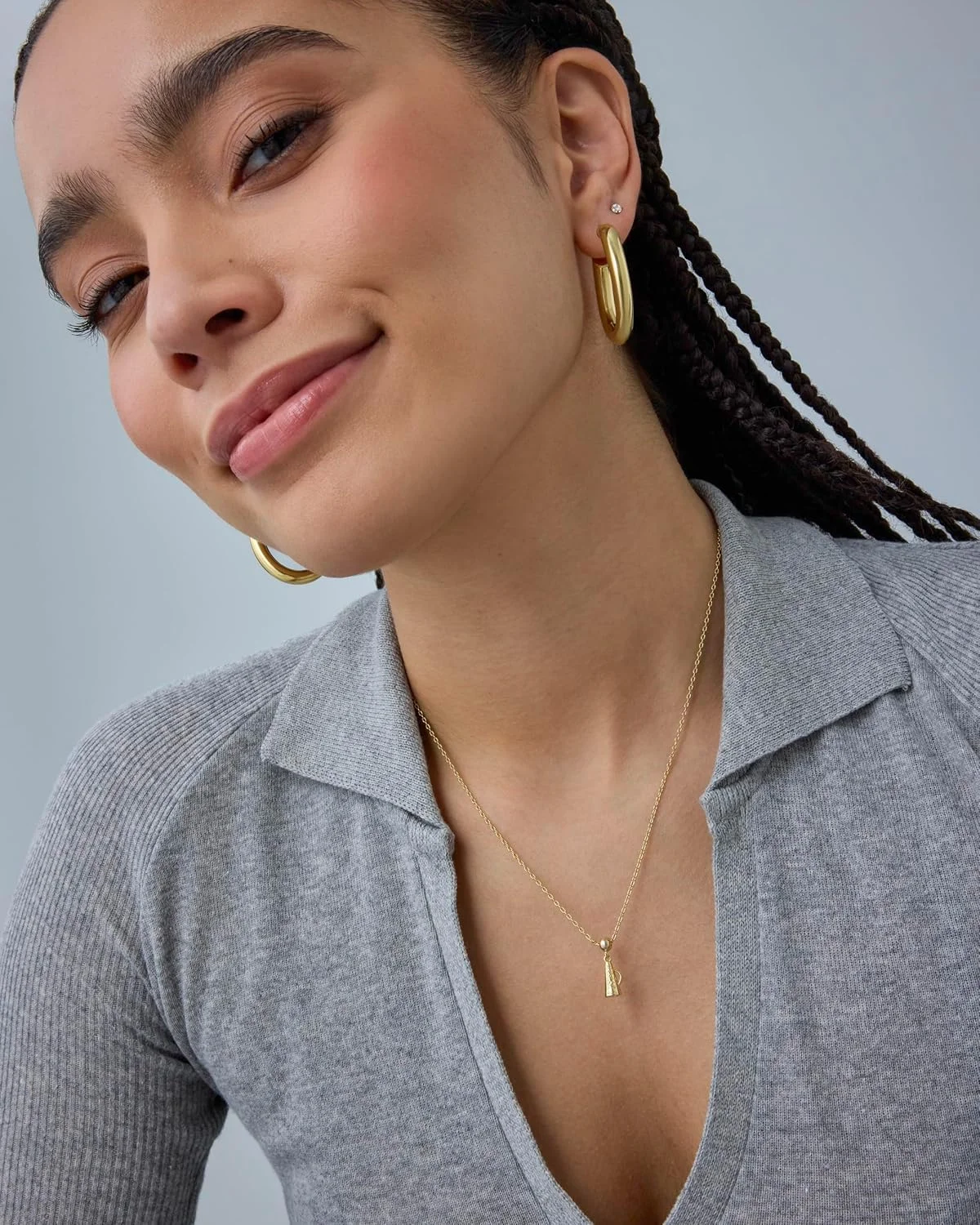 گردنبند آویز شیپوری تشویق آبکاری شده با طلای 14 عیار PAVOI | گردنبند زنجیری قابل تنظیم برای زنان | گردنبند آویز مد روز گردنبند آویز شیپوری تشویق آبکاری شده با طلای 14 عیار PAVOI | گردنبند زنجیری قابل تنظیم برای زنان | گردنبند آویز مد روز