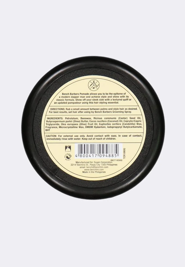پماد حالت دهنده مو حرفه ای بنچ باربرز - درخشش بالا و نگهداری قوی - حاوی عصاره زیتون برای حالت دهی براق و مشخص - 80 گرم