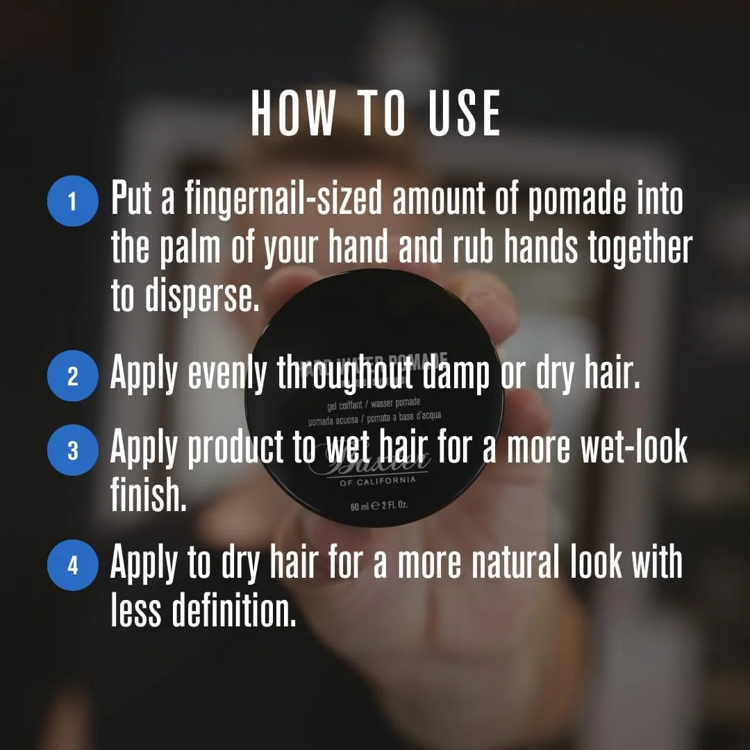 پماد موی مردانه Baxter of California مناسب موهای ضخیم | براق کننده | حالت دهنده قوی | 60 میلی لیتر