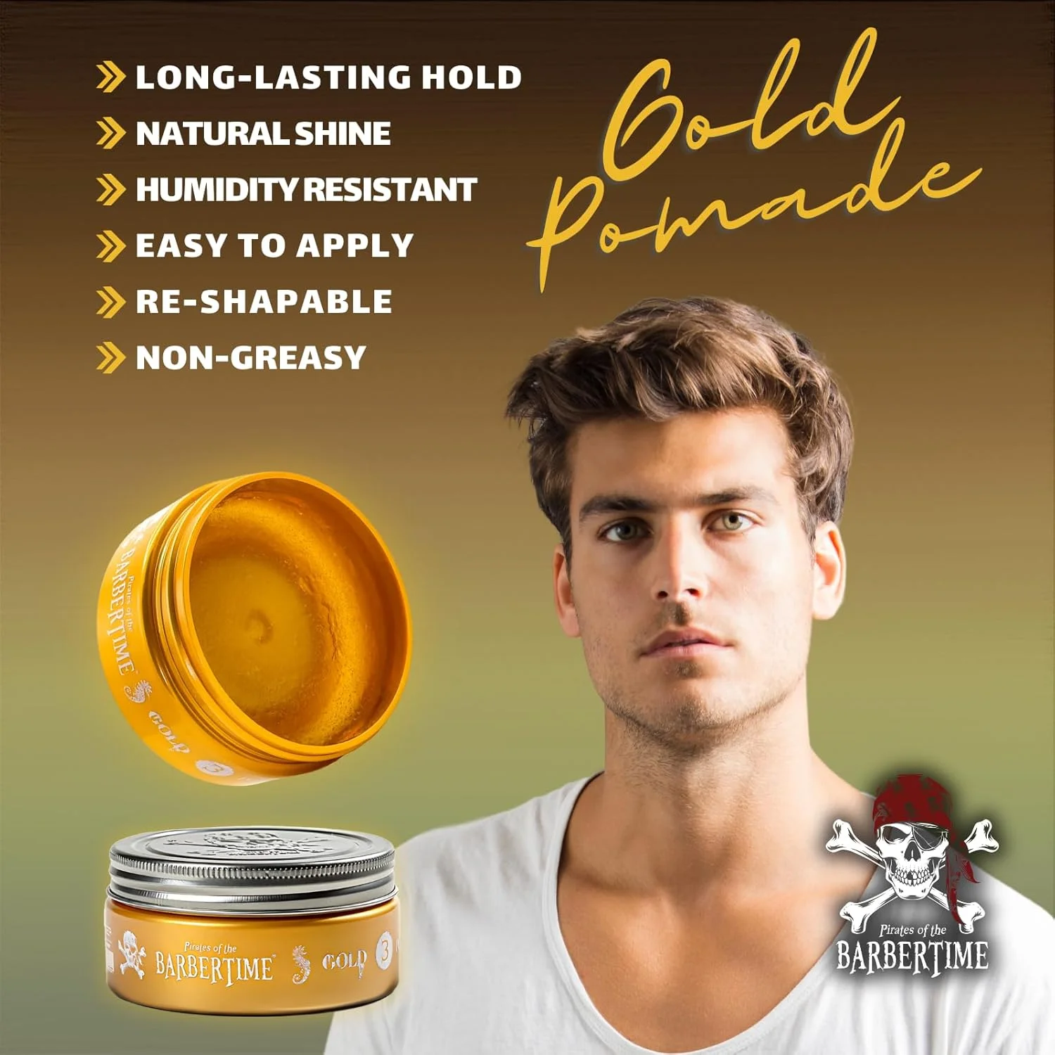 واکس موی حالت دهنده آکوا | حالت دهی قوی و براق | رایحه گلد میلیون شماره 3، 150 میلی لیتر