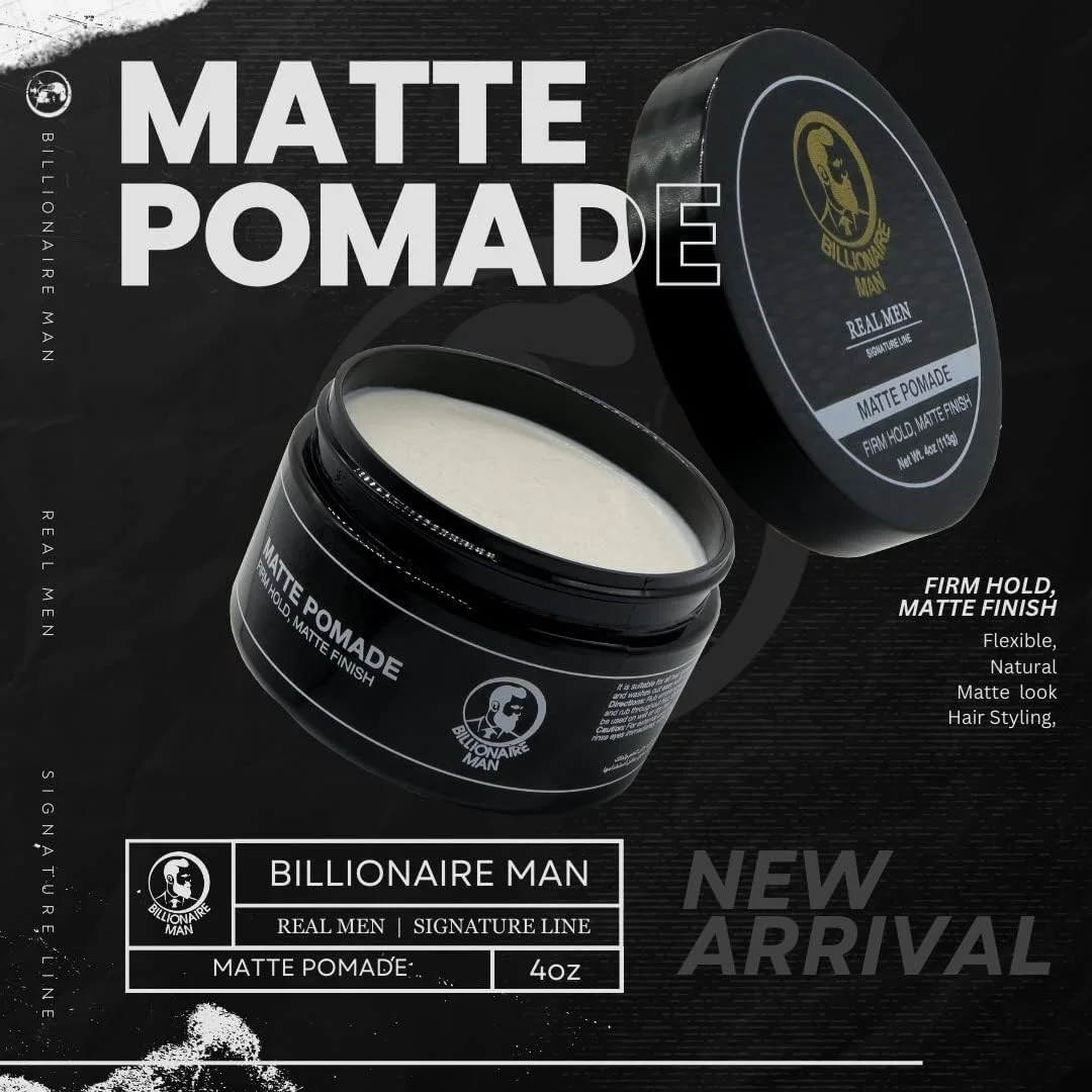 پماد موی مات | حالت دهنده قوی و پوشش مات | مناسب برای انواع مو | ظاهری طبیعی