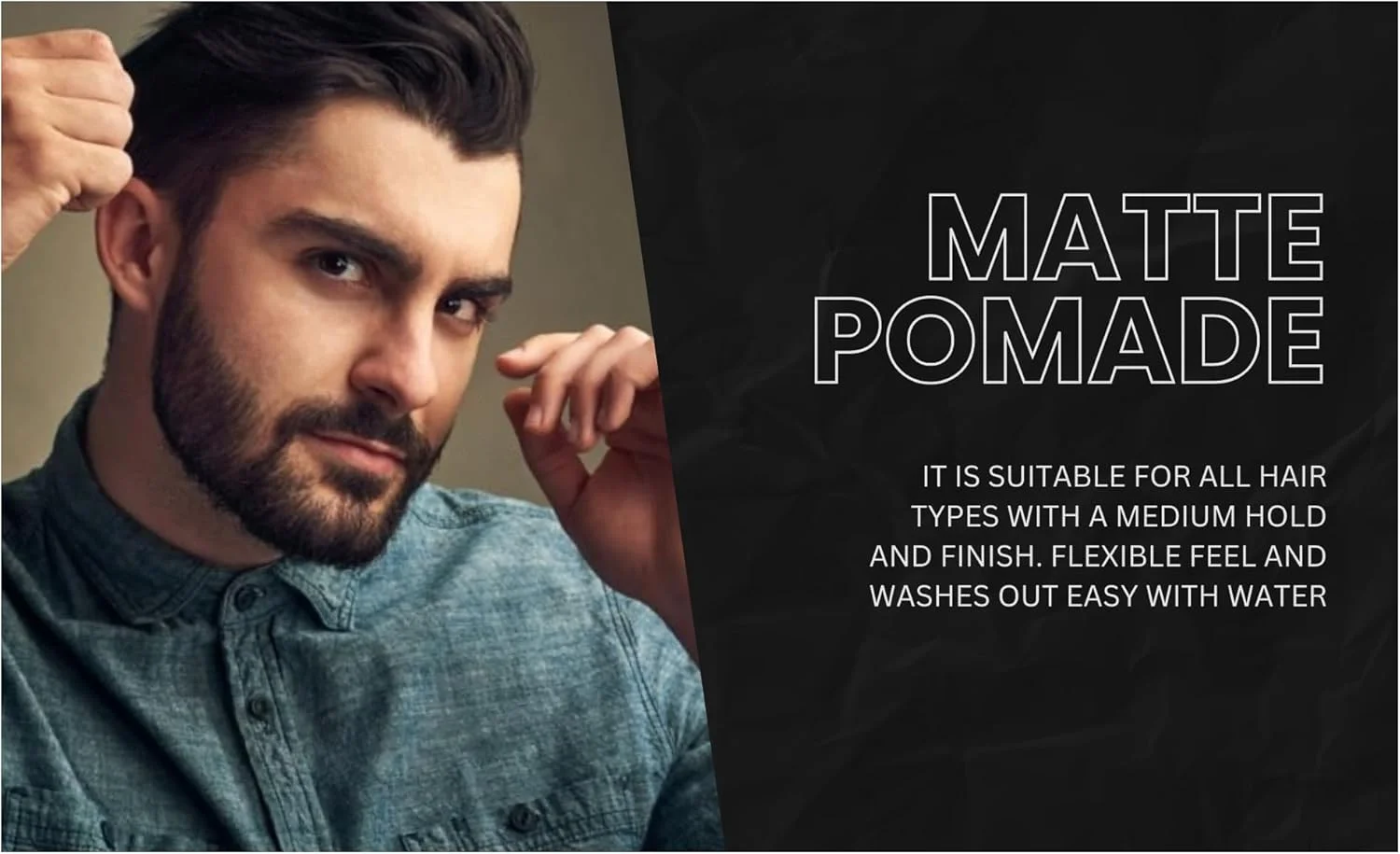 حالت دهنده موی مردانه بیلیونر من، مدل مات با انعطاف پذیری بالا، نگهدارنده و فینیش (113 گرم، پماد)