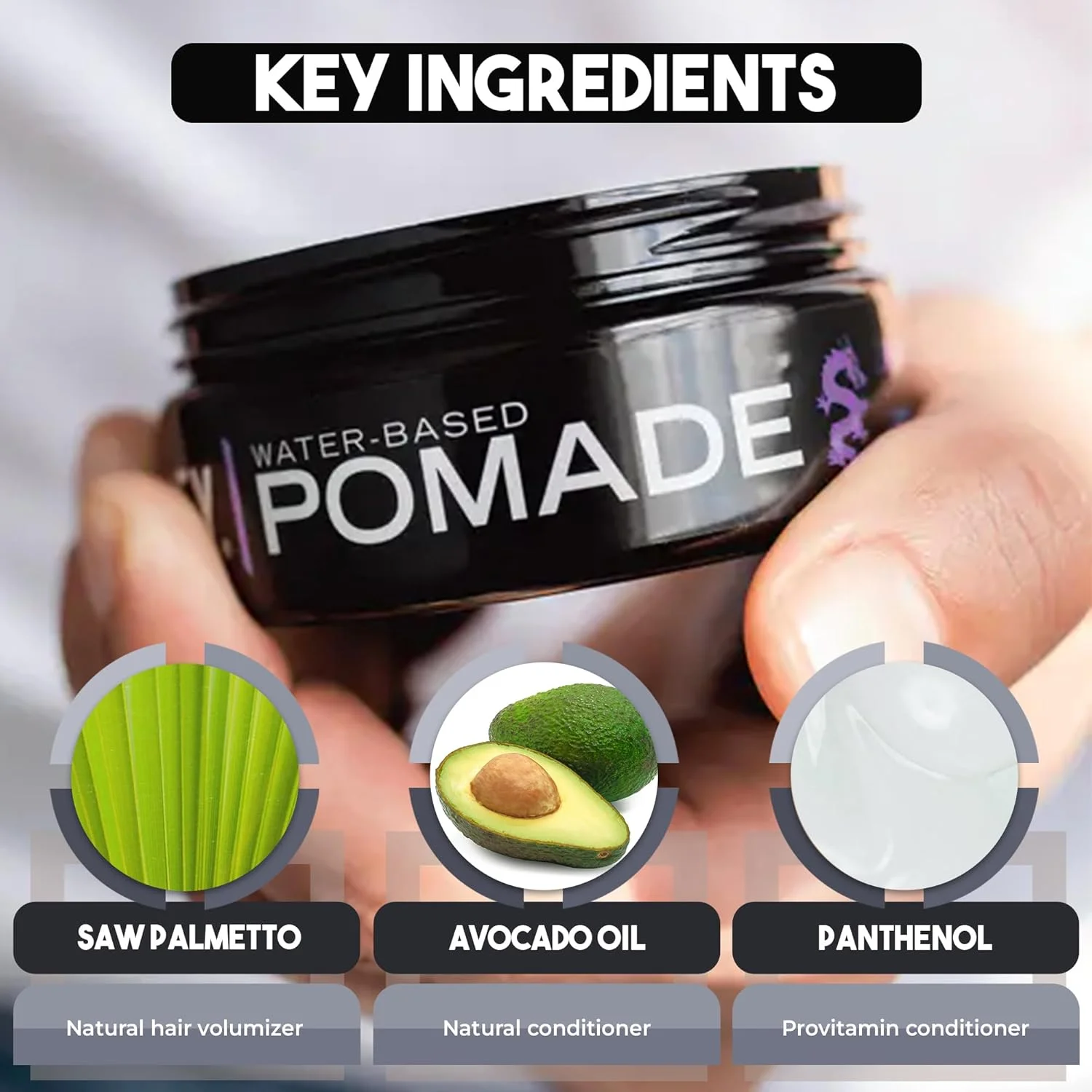 پماد موی مردانه بیلی جلیسی لوناتیک فرینج بر پایه آب - 85 گرم