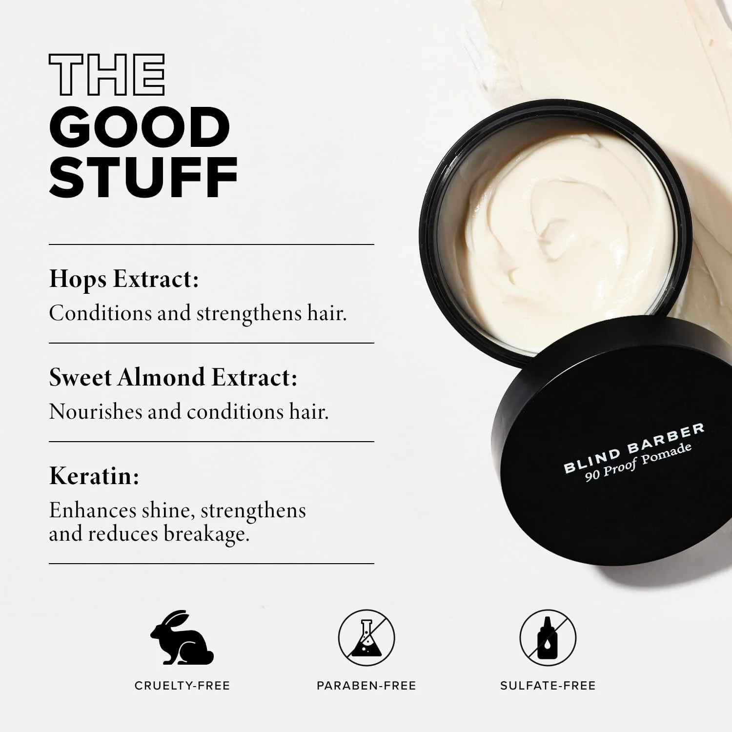 پماد حالت دهنده موی سر قوی Blind Barber 90 Proof با پرداخت مات (70 گرم), BB158 پماد حالت دهنده موی سر قوی Blind Barber 90 Proof با پرداخت مات (70 گرم), BB158