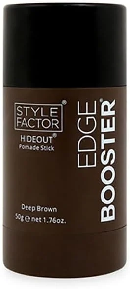 استیک رنگی پماد پوشاننده مو استایل فکتور اج بوستر - برای لبه های مو با ظاهر ضخیم تر، پوشش موهای سفید (قهوه ای)