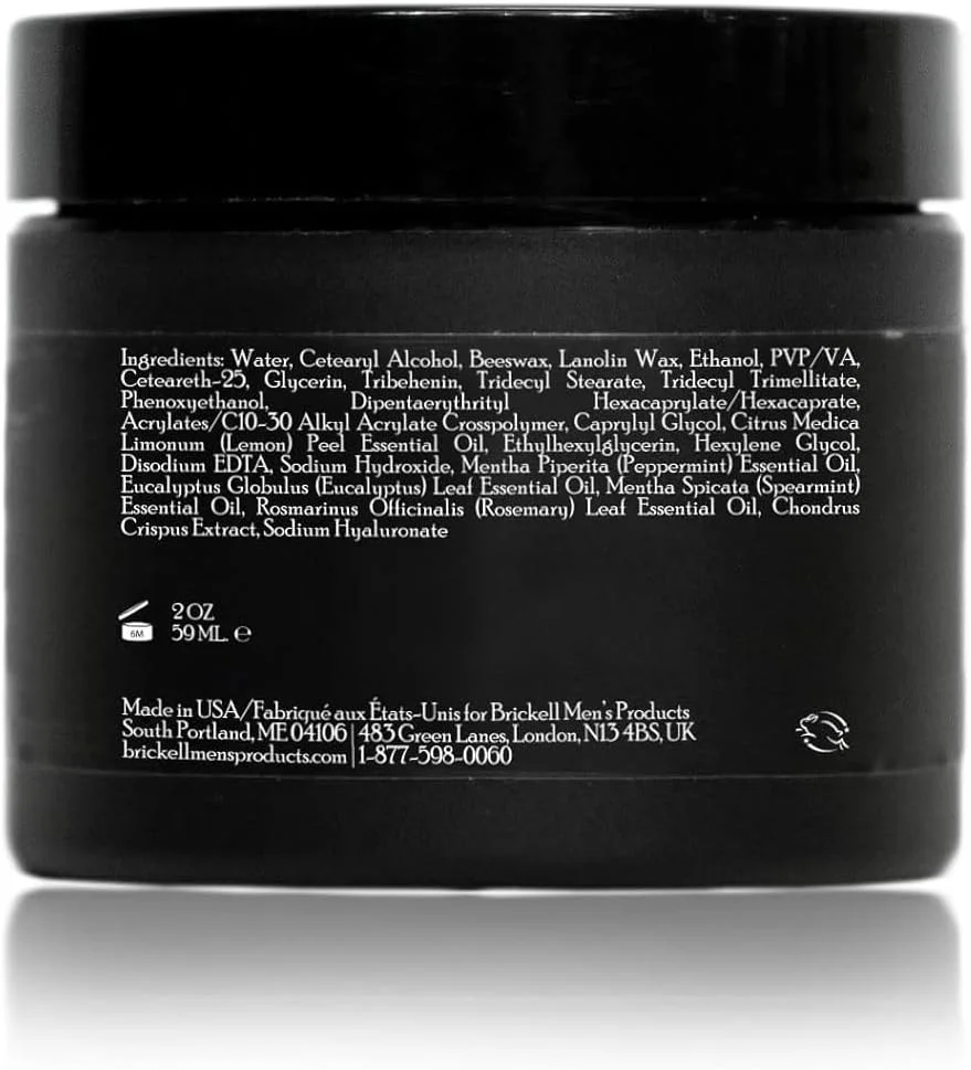 پماد حالت دهنده مو مردانه بریکل، کاملا طبیعی، پماد واکس بافت دهنده، 2 اونس، معطر پماد حالت دهنده مو مردانه بریکل، کاملا طبیعی، پماد واکس بافت دهنده، 2 اونس، معطر