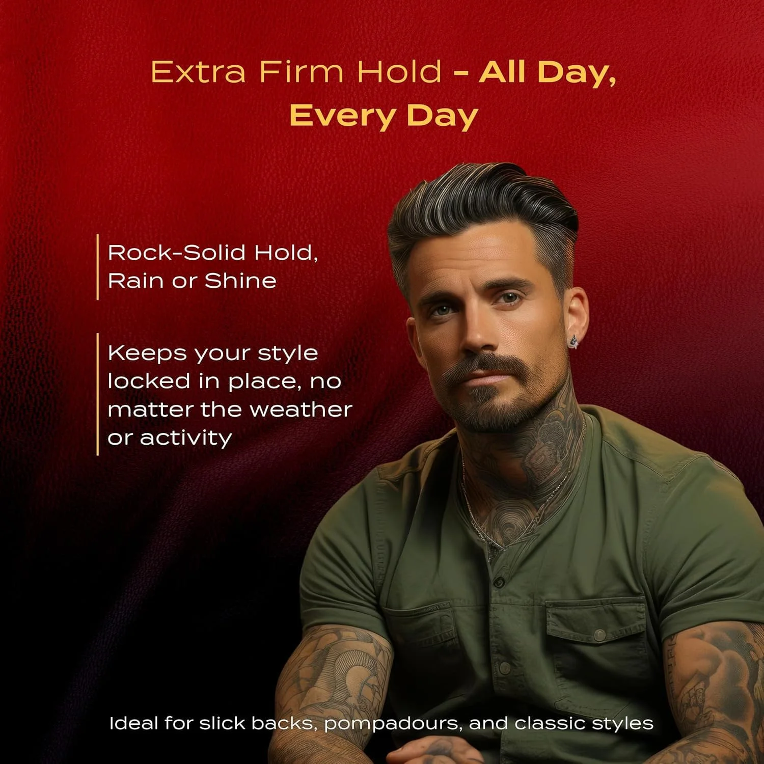 بروش پماد موی سر سخت خاور دور - حالت دهنده موی سر بر پایه آب با نگهداری بسیار قوی و پوشش نیمه براق - پماد حالت دهنده مقاوم در برابر رطوبت برای آقایان - 113 گرم