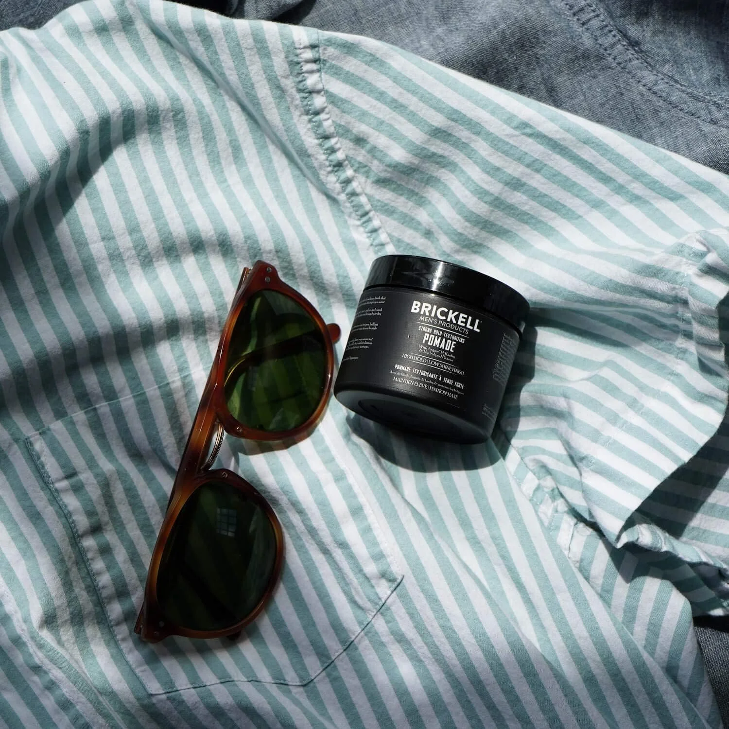 پماد حالت دهنده موی قوی مردانه بریکل، طبیعی و ارگانیک، پماد فیبری انعطاف پذیر، 2 اونس، معطر