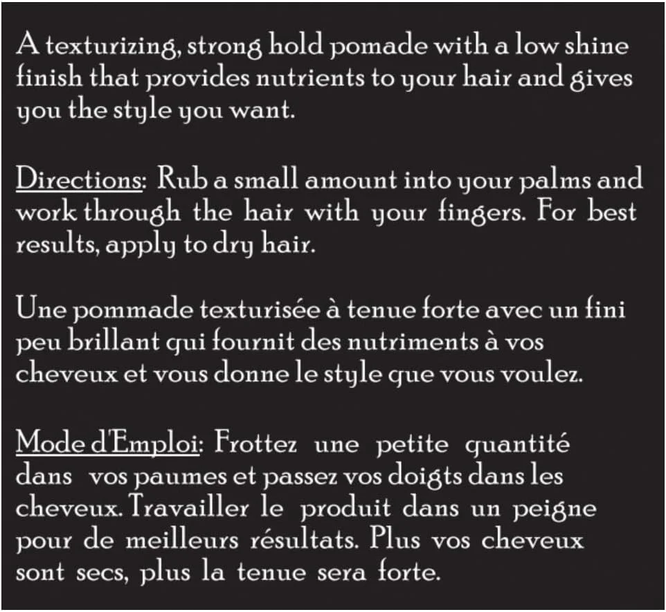 پماد حالت دهنده موی قوی مردانه بریکل، طبیعی و ارگانیک، پماد فیبری انعطاف پذیر، 2 اونس، معطر