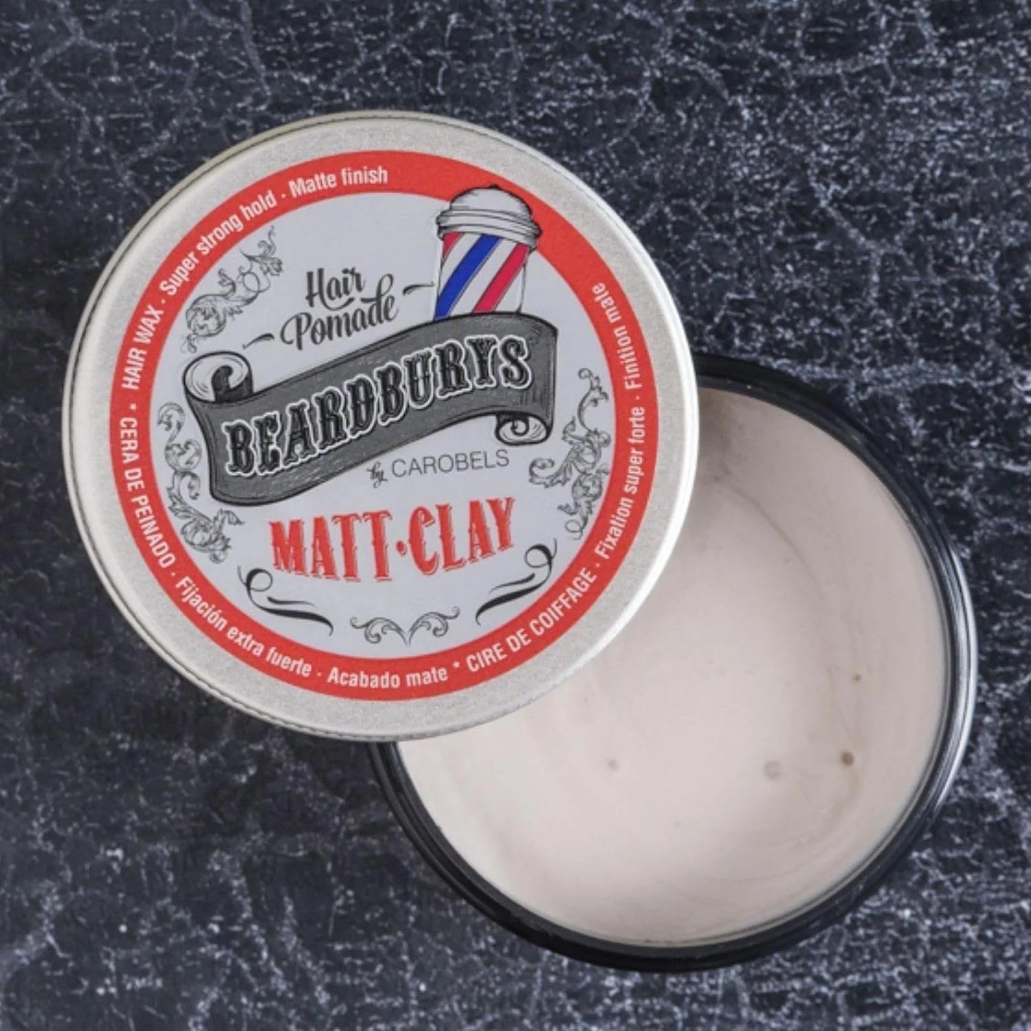 خمیر موی رسی مات بیردبوریز بای کاروبلز، حالت دهنده قوی و حرفه ای بر پایه آب، مناسب برای استایل مو، 100 میلی لیتر