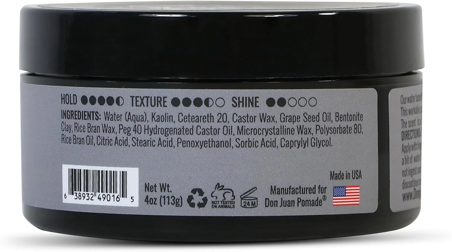 پماد موی رسی Don Juan Meteor | پایه آب | حالت دهی قوی | نمای مات | رایحه مرکبات و اسطوخودوس، 120 گرم پماد موی رسی Don Juan Meteor | پایه آب | حالت دهی قوی | نمای مات | رایحه مرکبات و اسطوخودوس، 120 گرم