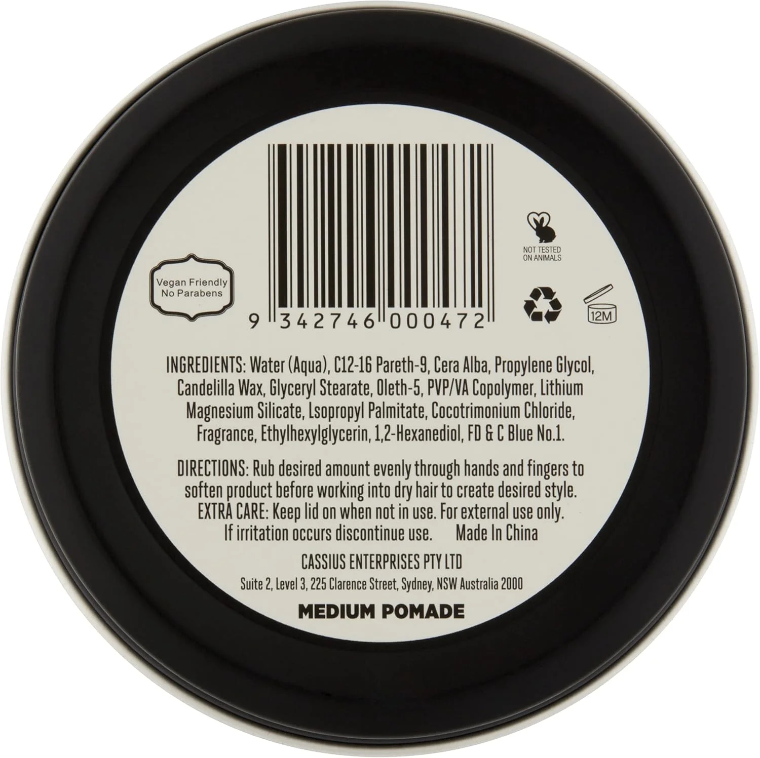 ژل موی حالت دهنده متوسط جک د باربر - 95 گرم