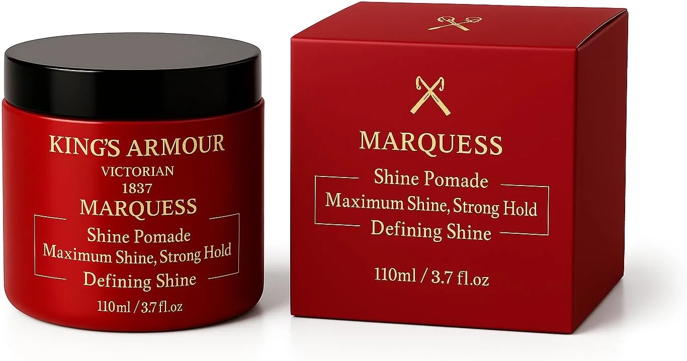 پماد براق کننده مو King's Armour MARQUESS - درخشش حداکثری و نگهداری قوی - 110 میلی لیتر پماد براق کننده مو King's Armour MARQUESS - درخشش حداکثری و نگهداری قوی - 110 میلی لیتر