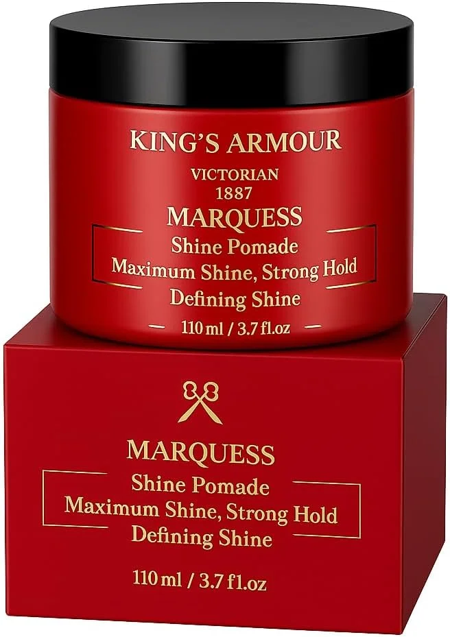 پماد براق کننده مو King's Armour MARQUESS - درخشش حداکثری و نگهداری قوی - 110 میلی لیتر پماد براق کننده مو King's Armour MARQUESS - درخشش حداکثری و نگهداری قوی - 110 میلی لیتر