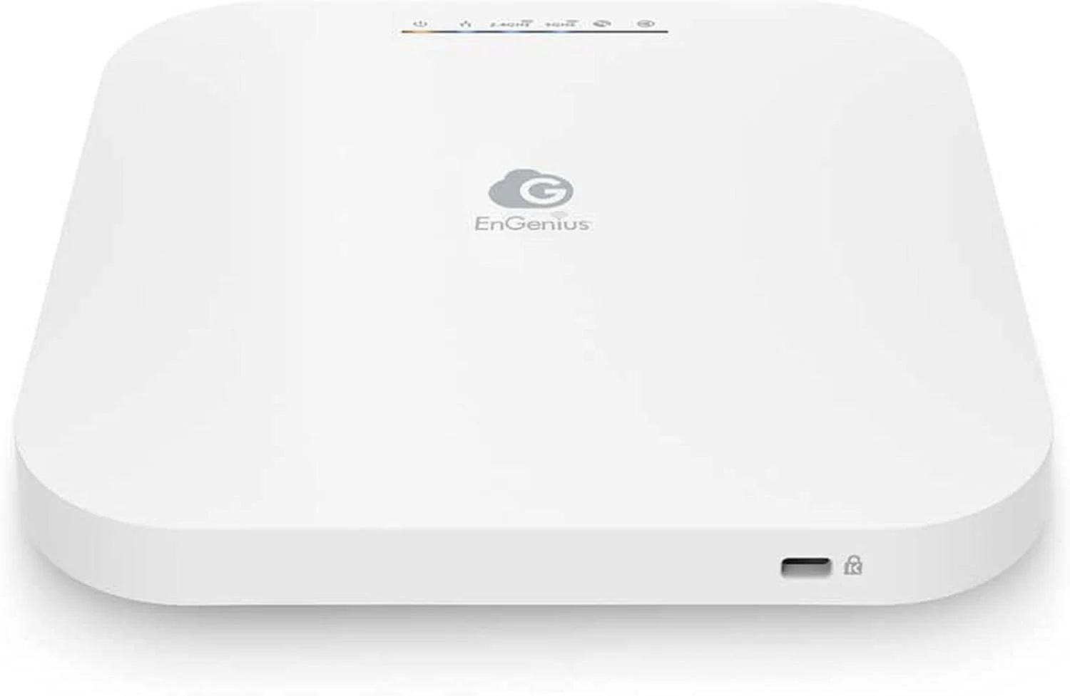 اکسس پوینت سقفی دو بانده EnGenius ECW230S با قابلیت مدیریت ابری و امنیت وای فای 6 | 11ax, 4x4 MIMO (1148+2400Mbps), پورت 2.5GbE LAN, دارای 8 آنتن داخلی, 802.3at PoE, رادیو اسکن AirGuard, آنالیز طیف