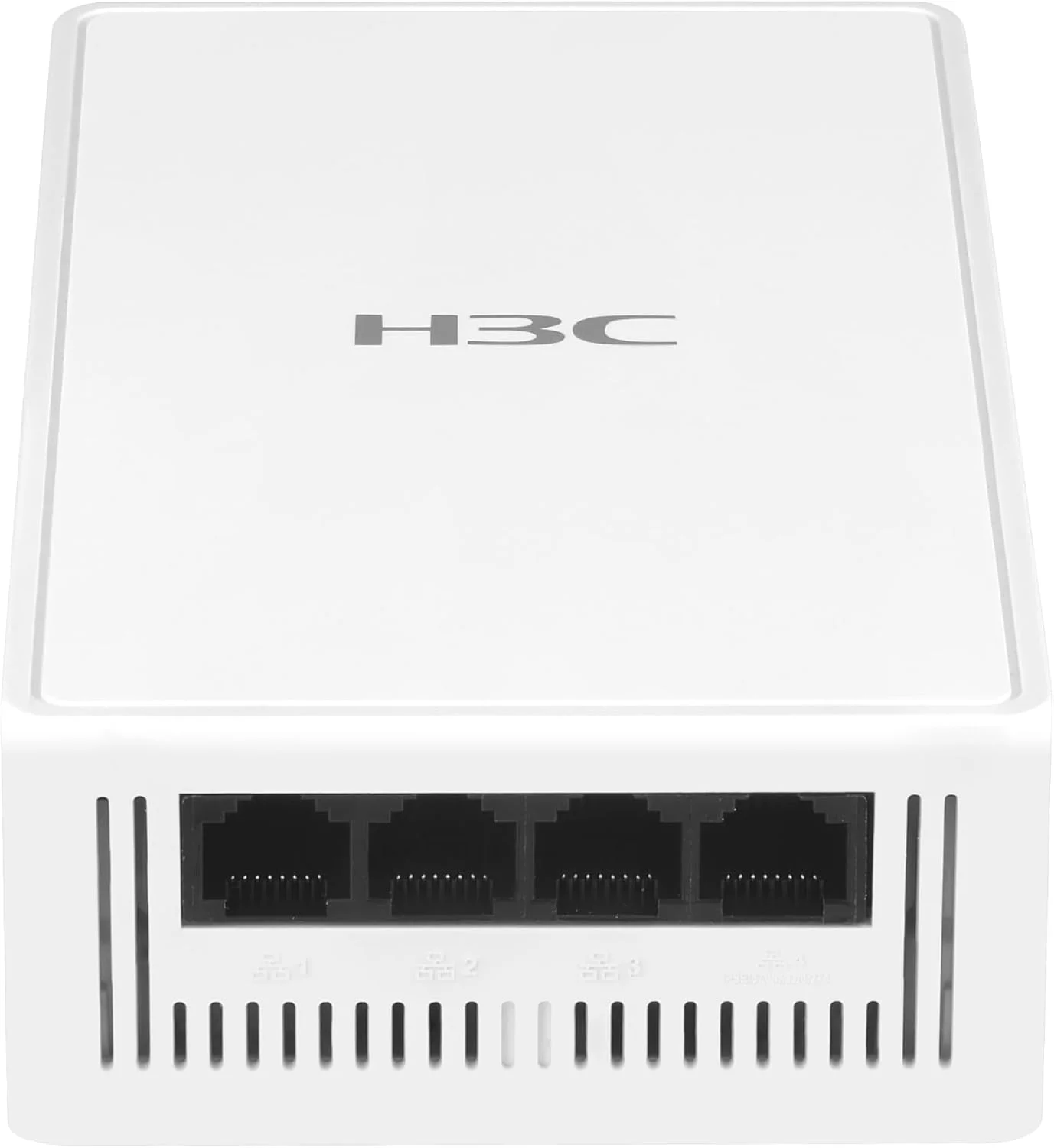 اکسس پوینت دیواری نسل جدید H3C WA6120H با آنتن داخلی، 4 جریان، سرعت 1.7 گیگابیت بر ثانیه، دو رادیو Wi-Fi 6 (802.11ax/ac/n)، سفید