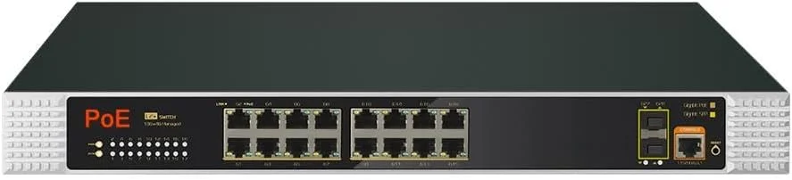 سوئیچ شبکه صنعتی BORN مدل BI8116PGM2F توان 400 وات سوئیچ شبکه صنعتی BORN مدل BI8116PGM2F توان 400 وات