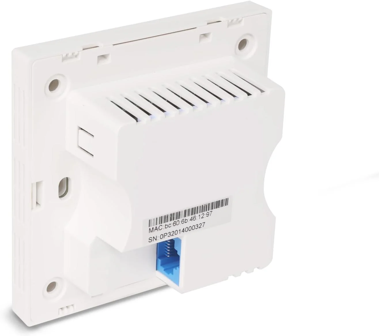 اکسس پوینت هوشمند وای فای 5 دیواری QSFPTEK، 2 پورت گیگابیتی اترنت، 1 دکمه LED، آنتن MIMO داخلی، 802.11ac Wave2، سرعت بی سیم 1267 مگابیت بر ثانیه، منبع تغذیه POE