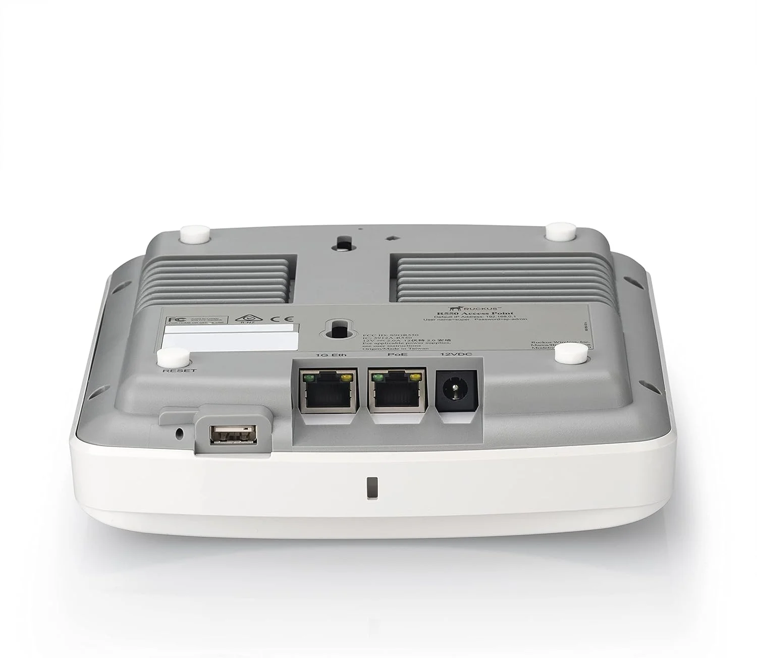 اکسس پوینت داخلی Ruckus Unleashed R550 Wi-Fi 6 2x2:2 با سرعت 1.8 گیگابیت بر ثانیه HE80/40 و اینترنت اشیا تعبیه شده | مدل ایالات متحده | منبع تغذیه شامل می شود، AMZ-R550-US1U اکسس پوینت داخلی Ruckus Unleashed R550 Wi-Fi 6 2x2:2 با سرعت 1.8 گیگابیت بر ثانیه HE80/40 و اینترنت اشیا تعبیه شده | مدل ایالات متحده | منبع تغذیه شامل می شود، AMZ-R550-US1U