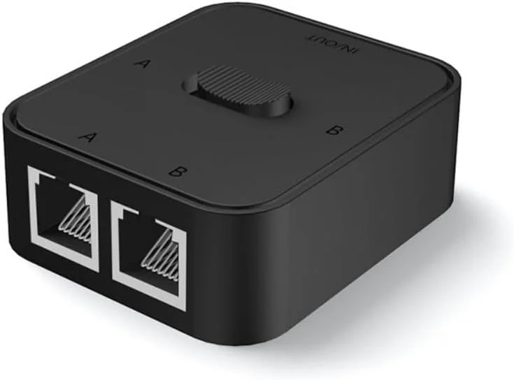 سوئیچ شبکه اترنت RJ45 دسته 6، 2 پورت به 1 پورت و 1 پورت به 2 پورت، انتقال دو طرفه، انتخابگر دستی، سازگار با گیگابیت، برای کامپیوتر، روتر، 1 هاست در یک زمان سوئیچ شبکه اترنت RJ45 دسته 6، 2 پورت به 1 پورت و 1 پورت به 2 پورت، انتقال دو طرفه، انتخابگر دستی، سازگار با گیگابیت، برای کامپیوتر، روتر، 1 هاست در یک زمان