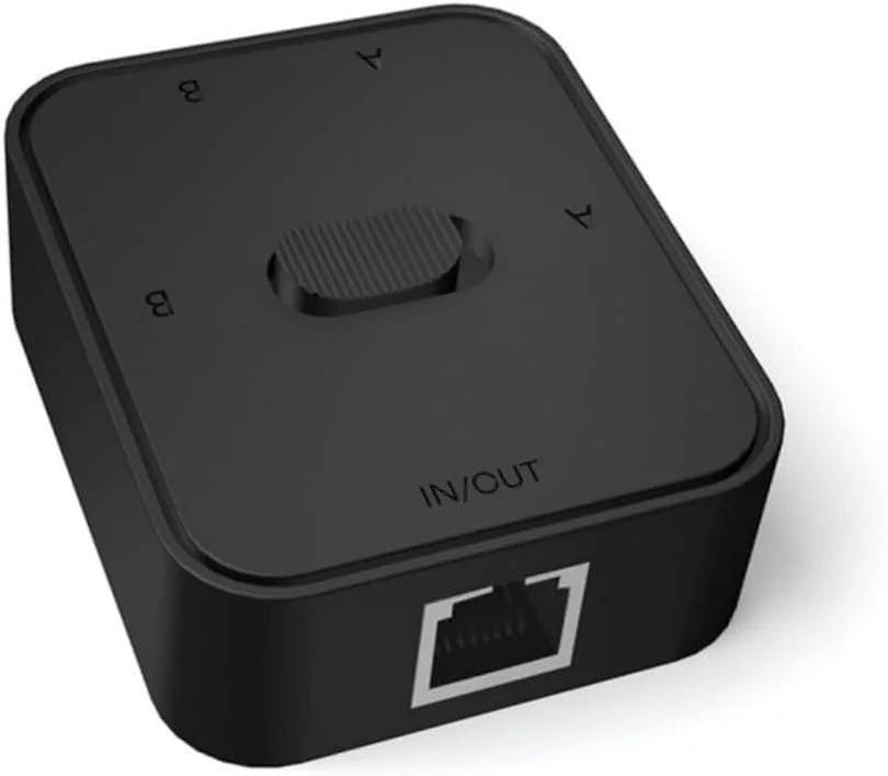 سوئیچ شبکه اترنت RJ45 دسته 6، 2 پورت به 1 پورت و 1 پورت به 2 پورت، انتقال دو طرفه، انتخابگر دستی، سازگار با گیگابیت، برای کامپیوتر، روتر، 1 هاست در یک زمان سوئیچ شبکه اترنت RJ45 دسته 6، 2 پورت به 1 پورت و 1 پورت به 2 پورت، انتقال دو طرفه، انتخابگر دستی، سازگار با گیگابیت، برای کامپیوتر، روتر، 1 هاست در یک زمان