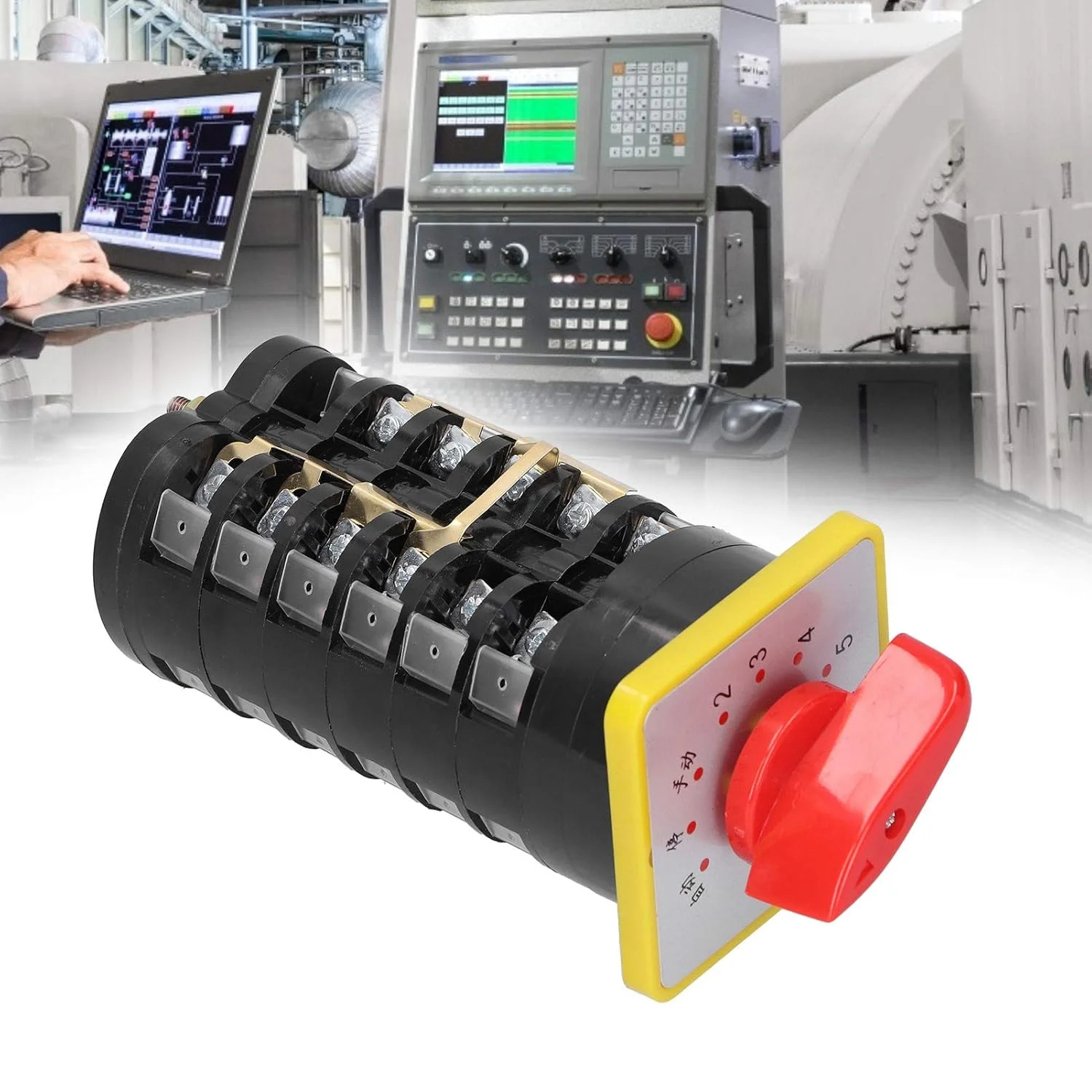 کلید گردان سلکتوری تغییر وضعیت 16 آمپر 4 کیلوولت 110 تا 380 ولت، کلید سلکتوری بادامکی چرخشی یونیورسال 10 حالته، تجهیزات صنعتی تغییر وضعیت، LW5D-16/TM706/6 کلید گردان سلکتوری تغییر وضعیت 16 آمپر 4 کیلوولت 110 تا 380 ولت، کلید سلکتوری بادامکی چرخشی یونیورسال 10 حالته، تجهیزات صنعتی تغییر وضعیت، LW5D-16/TM706/6