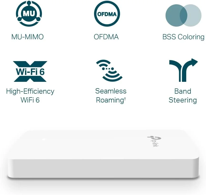 اکسس پوینت دیواری گیگابیتی وایرلس TP-Link EAP615-Wall | Omada Business WiFi 6 AX1800 | پشتیبانی از OFDMA، MU-MIMO و Beamforming | تغذیه از طریق PoE | پشتیبانی از Omada SDN | دسترسی ابری و اپلیکیشن Omada