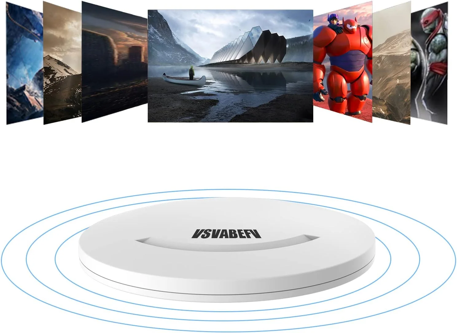 اکسس پوینت سقفی 300Mbps 802.11b/g/n، روتر پوشش دهی بی سیم، آنتن تقویت کننده وای فای دوربرد برای هتل/وای فای خانگی اکسس پوینت سقفی 300Mbps 802.11b/g/n، روتر پوشش دهی بی سیم، آنتن تقویت کننده وای فای دوربرد برای هتل/وای فای خانگی