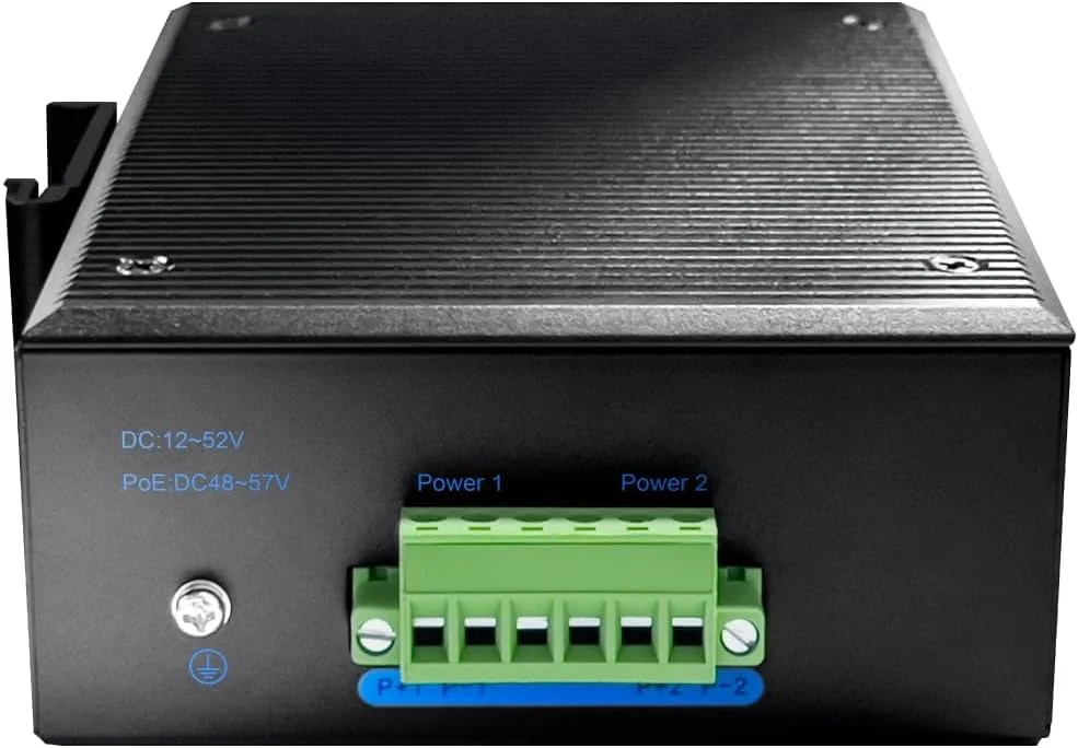 سوییچ صنعتی Cudy با 4 پورت RJ45 گیگابیتی + 2 پورت SFP با محافظت 6KV DIN Rail