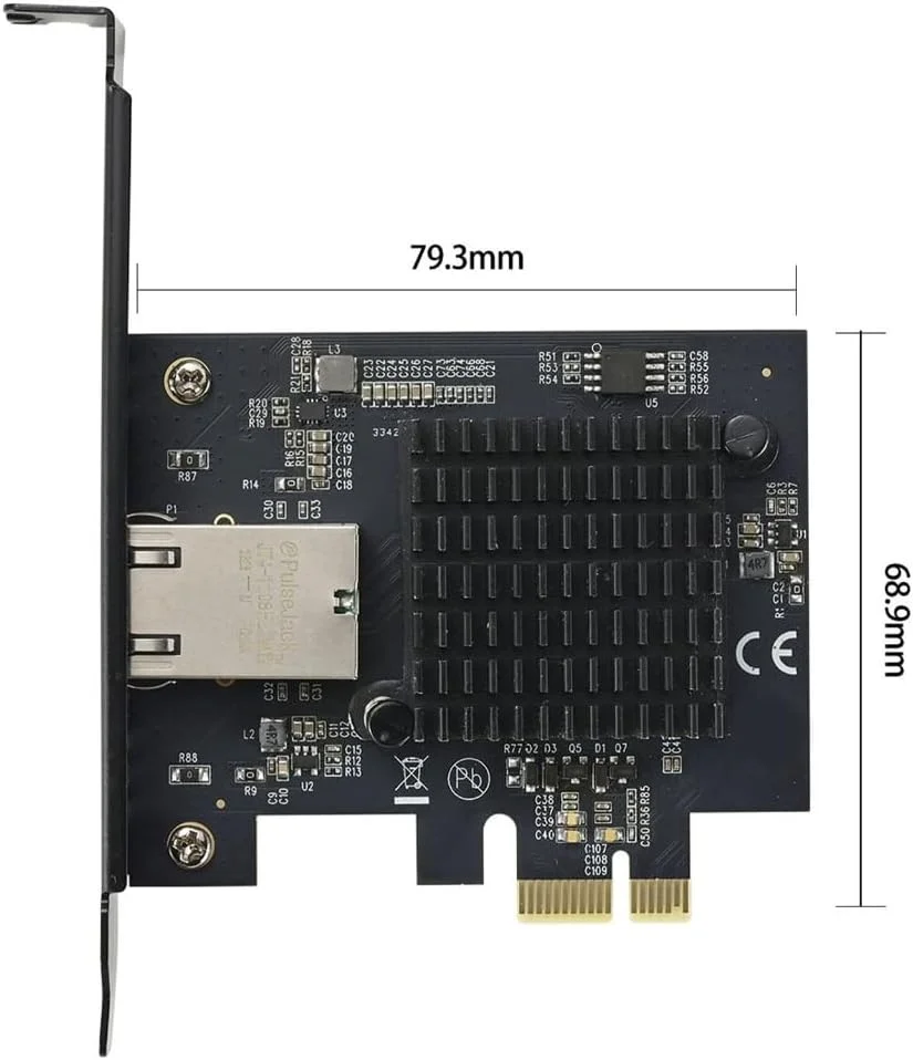کارت شبکه 10 گیگابیتی AQC113 PCIE به تک پورت RJ45 با سرعت انتقال داده 1G/2.5.0G/5.0G/10Gbps PCIE کارت شبکه 10 گیگابیتی AQC113 PCIE به تک پورت RJ45 با سرعت انتقال داده 1G/2.5.0G/5.0G/10Gbps PCIE