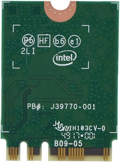 کارت وای فای بی سیم 9260NGW NGFF اینتل با سرعت 1730 مگابیت بر ثانیه، دو بانده 2.4G + 5G 802.11ac WiFi بلوتوث 5.0، پشتیبانی از سیستم عامل لینوکس/کروم/ویندوز 10