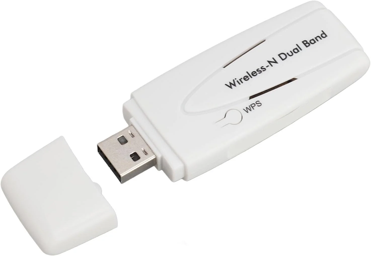 آداپتور شبکه بی‌سیم 300 مگابیت بر ثانیه، آداپتور بی‌سیم دو بانده N با USB2.0 2.4G 5.8G، آداپتور وای فای USB پرسرعت برای تلویزیون، پخش‌کننده، سینمای خانگی و تلویزیون‌ها