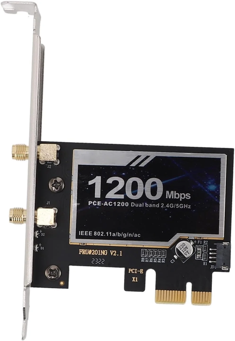 کارت شبکه بی‌سیم PCIE 8265AC دو بانده بلوتوث 4.2 2.4GHz 5GHz مناسب بازی و استریمینگ برای 8 8.1 10