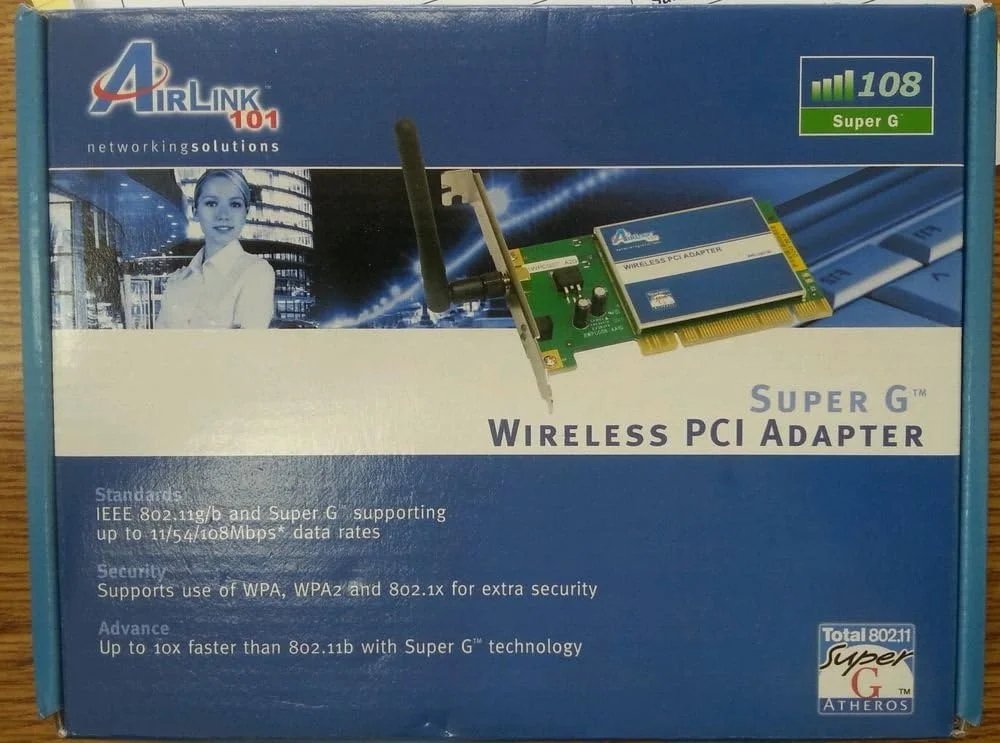 آداپتور کارت باس وایرلس ایرلینک AWLC4130 Super G