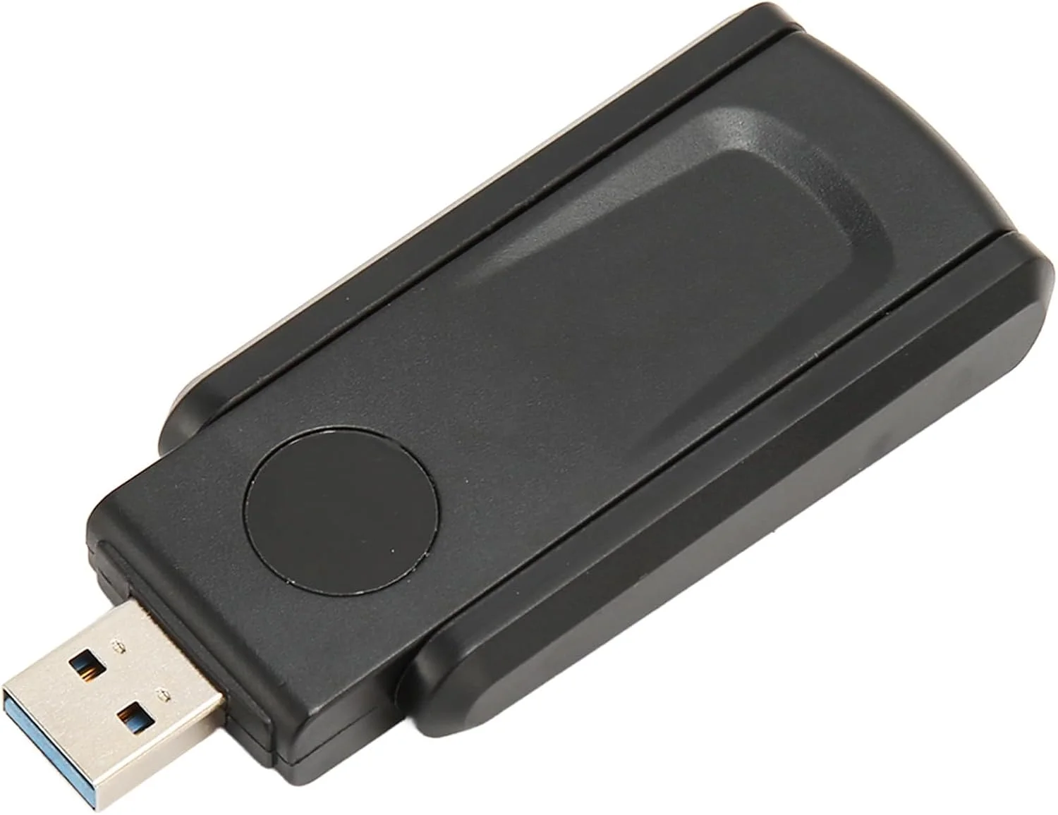 آداپتور وای فای USB دو بانده 600 مگابیت بر ثانیه Asixxsix، آداپتور کارت وایرلس 2.4G 5G، آنتن دوگانه خارجی، وای فای USB3.0 قابل حمل برای لپ تاپ رومیزی، 7، 8، 8.1، 10